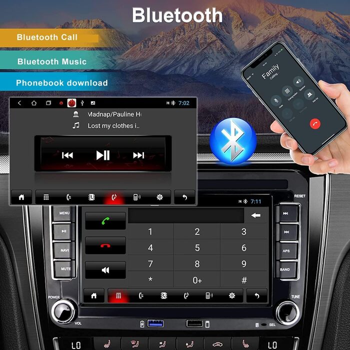 Автомобільна стереосистема CAMECHO Android з Navi