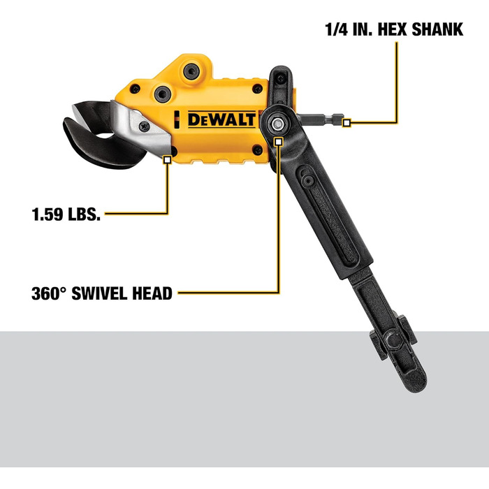 Ножиці для металу DEWALT, ударостійкі (DWASHRIR)