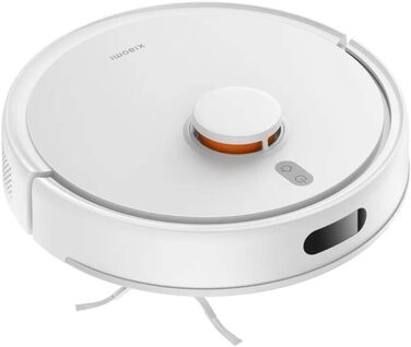 Робот-пилосос і швабра Xiaomi Robot Vacuum S20, розумний план прибирання з лазерною навігацією LDS, потужність всмоктування 5000 Па, великий акумулятор 3200 мАг, для килимів, твердої підлоги, шерсті домашніх тварин, додаток Google і Alexa - білий