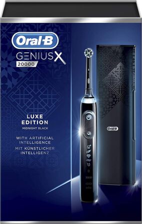 Електрична зубна щітка Oral-B Genius X Luxe Edition 20000 Midnight Black Oral-B Genius X 20000 Luxury Edition Black