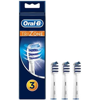 Щітки для електричної зубної щітки Oral-B TriZone, 3 шт. и, з інноваційним 3-зонним глибоким чищенням 3 шт. и (1 упаковка)