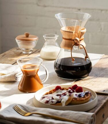 Кавоварка Chemex CM-10A, банка, 900 мілілітрів, прозора ука прозора