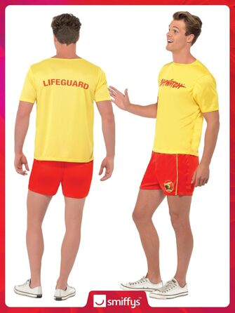 Чоловічий пляжний костюм Baywatch Baywatch, футболка та шорти, розмір L, 32868