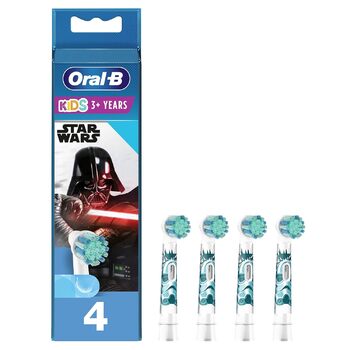 Насадки для електричної зубної щітки Oral-B Star Wars, 3 шт. и, ідеально підходять для чутливих зубів і ясен, від 3 років Star Wars 4 шт. и (1 упаковка)