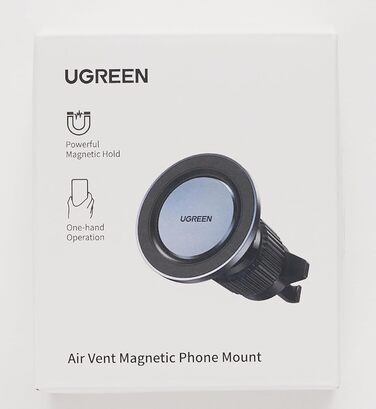 Тримач для телефону UGREEN Автомобільний магніт Вентиляція MagSafe Автомобільне кріплення Поворотний тримач телефону на 360 Автомобільний тримач для телефону Сумісний з iPhone 15/14/13/12 Pro Max Mini та всіма смартфонами