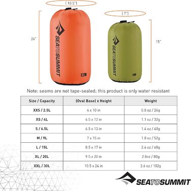 Нейлонова сумка для зберігання речей Sea to Summit Nylon Stuff Sack - сумка для зберігання