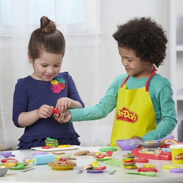 Велика кухня з пластиліну Play-Doh, пластилін для творчої гри, для дітей від 3 років і старше Шеф-кухарський набір