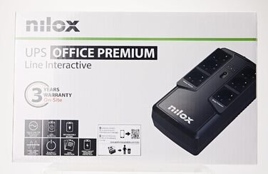 ДБЖ SAI NILOX Premium LINE Інтерактивний 1200 ВА (850 ВА/595 Вт)