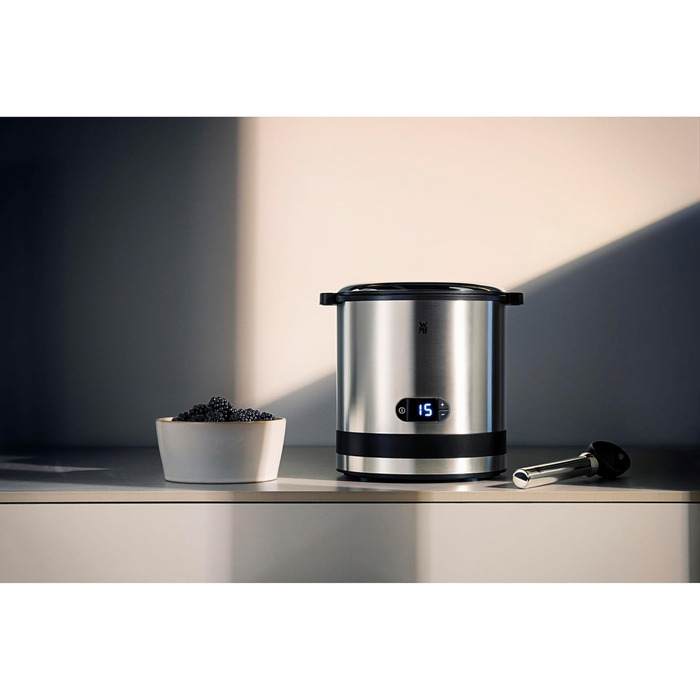 Морожениця WMF Kitchen Mini 3в1, льодогенератор для замороженого йогурту, сорбету та морозива, контейнер для морозильної камери 300 мл, 30-хвилинний час, машина для замороженого йогурту одинарна