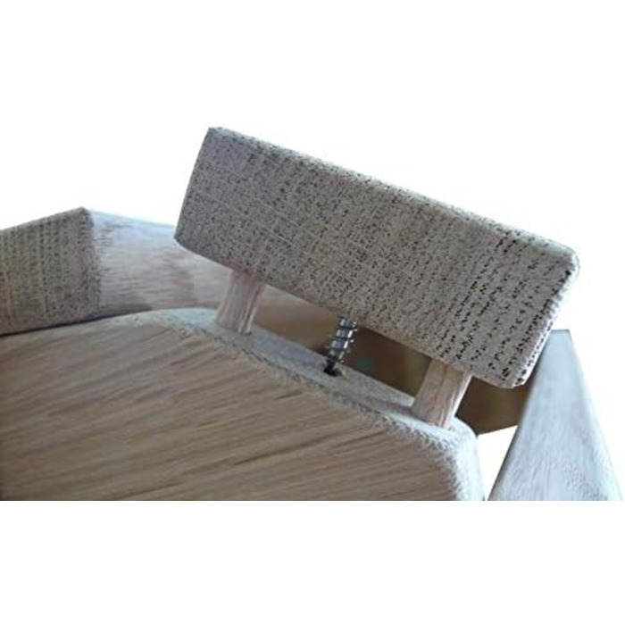 Оригінальні крісла Dream-Chairs з 2007 року Adirondack Footstool 'Comfort з масиву дуба в комплекті Садовий табурет також в якості журнального столика на балкон, терасу, сад