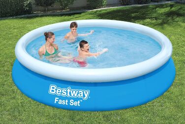 Набір круглих надувних басейнів Bestway Fast Set 3,66 м х 76 см