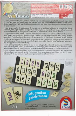 Класична лінія MyRummy, Гра з укладання плитки з великими ігровими фігурами Одинарна, 49282 -