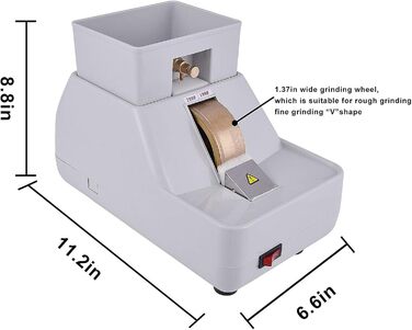 Оптичний ручний різак для окулярів, ручний різак для окулярів з V-подібним пазом, різак для окулярів, ручна шліфувальна машина для полірування об'єктивів зі знімним умивальником, нефрит, інструмент для полірування годинникового скла