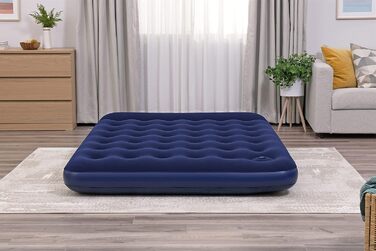 Надувне ліжко Bestway Blue Horizon Step з внутрішнім ножним насосом Double XL/Lo 203 x 152 x 28 см