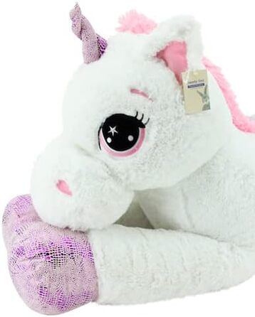 М'яка іграшка Sweety Toys 8056 XXL Єдиноріг Пегас 130 см білий, білий