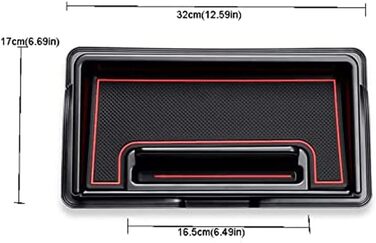 Органайзер для центральної консолі, Відсік для зберігання приладової панелі, Килимок для панелі приладів автомобіля, Полиця для панелі приладів автомобіля, Підлокітник, Центральна консоль, Автомобільні аксесуари, з килимком Нековзний