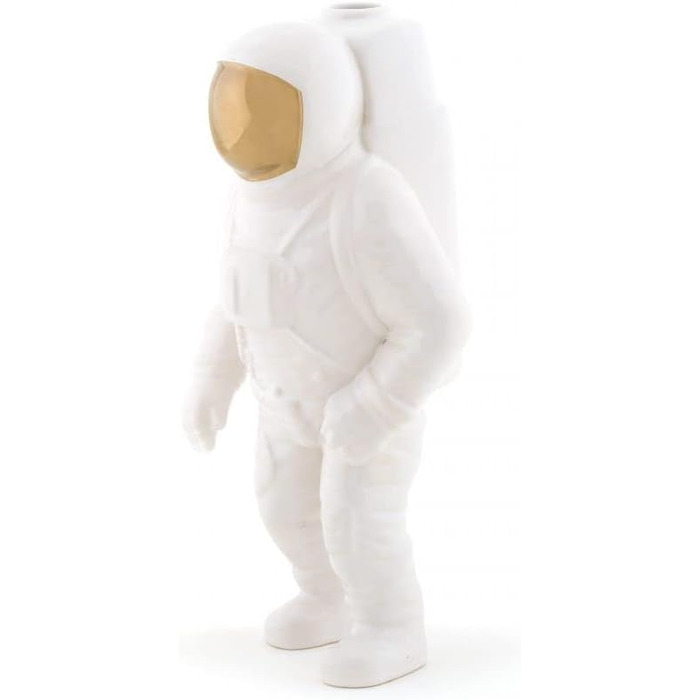 Ваза Seletti Diesel Living-Vase-Astronaut-Cosmic Diner-Porcelain-30 висока, порцеляна, біла, 15 х 11 см