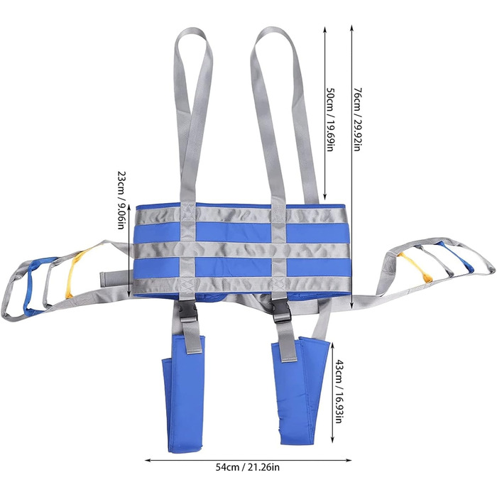 Слінг для підйому всього тіла пацієнта, допоміжні засоби для ходьби стоячи, слінг з розділеними ногами, допоміжний засіб для руху, ремінь для підйому ходи, слінг для ходьби пацієнта, ремінь для перенесення, вправи для тренажера опор для ніг (розмір г m