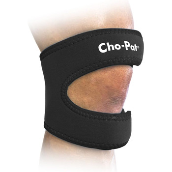 Наколінник Cho-Pat XS black Dual Action Knee Strap Dual Action Knee Strap