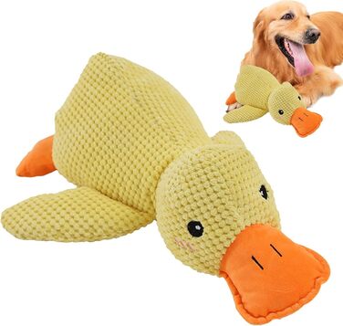 Заспокійлива качка для собак, іграшка для собак Calming Duck Іграшка Duck Toy for Calming Puppies - Duck, Soft Plush Dog Squeaky Toy for Chewing, Creative Plush Dog Toys for g