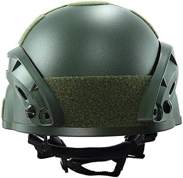 Шолом з бічною рейкою та кріпленням NVG OD, 2000 Style Softair Tactical Combat Army Military Airsoft Paintball