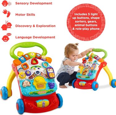 Ходунки Vtech 505603 Baby Walker, різнокольорові, багатобарвні