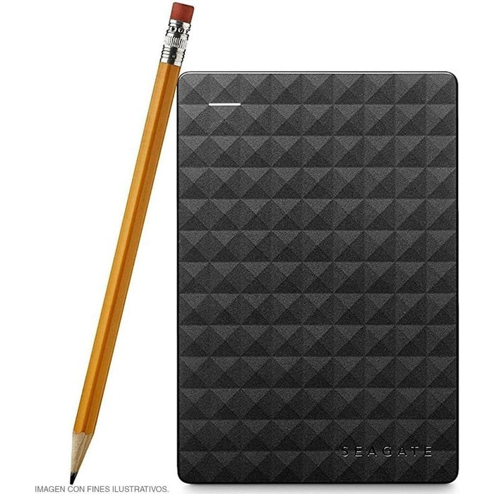 Портативний зовнішній жорсткий диск Seagate Expansion Portable на 2 ТБ, 2,5 дюйма, USB 3.0, для ПК і ноутбуків, 2 роки гарантії, номер моделі STEA2000400 2 TB Portable