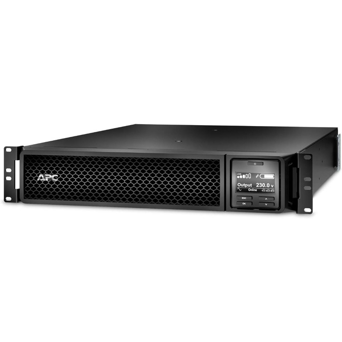 ДБЖ APC Smart-UPS SRT 1000 ВА RM 230 В з мережевою картою USB/послідовний - SRT1000RMXLI-NC