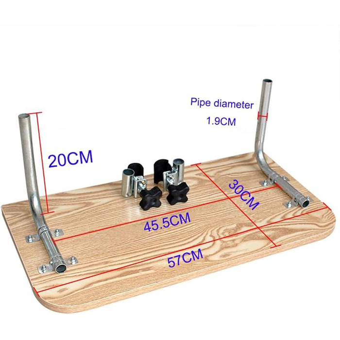 Дерев'яний колінний піднос для інвалідних візків, міцний столик для інвалідного візка, портативні аксесуари для столу для інвалідного візка для їжі, читання, відпочинку