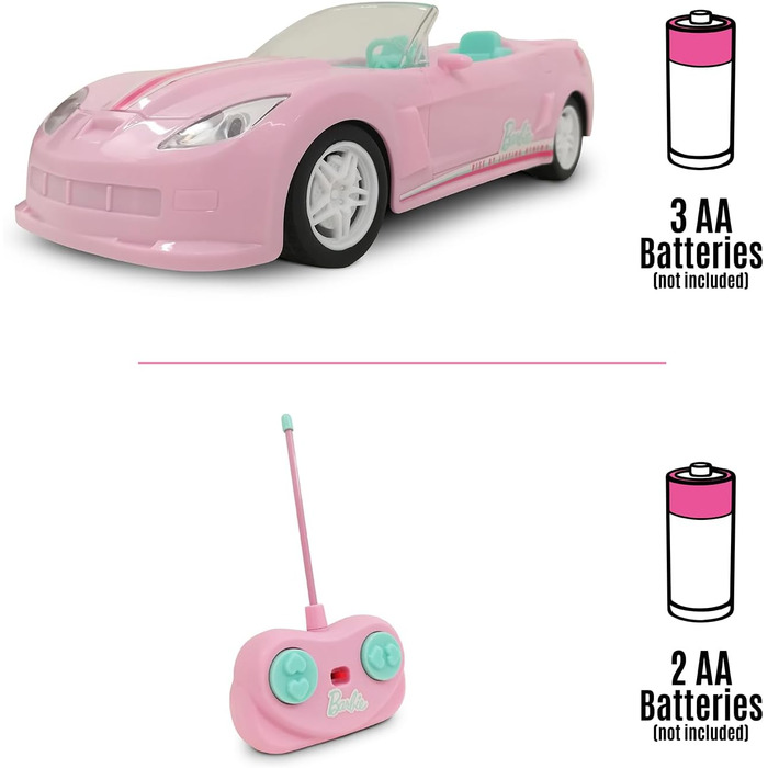 Машинка на дистанційному управлінні Barbie Mini CAR - Масштаб 124-2.4 ГГц - 63758, рожевий