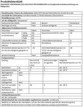 Автомобільний компресорний холодильник KK 30, мобільний, для автомобіля, настроювана температура від 20 C до -20 C градусів, морозильна камера і зона охолодження, вкл. дві ручки для перенесення, об'єм 30 літрів