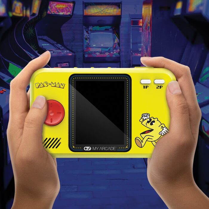 Ретро-ігрова гра Pocket Player PRO Pac-Man з екраном високої роздільної здатності 7 см