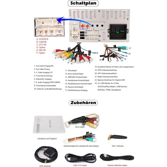 Автомобільна стереосистема Bluetooth GPS Navi CD-програвач для VW Golf 5/6 Golf Plus Multivan T5 Sharan Polo 6R Passat Tiguan Touran Seat Wireless CarPlay WiFi DSP Android Car OBD2 USB OPS TPMS, 8 Android 11