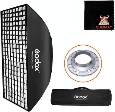 Прямокутний софтбокс Honeycomb Grid Softbox з Bowens для портретної студії Blitz Speedlite Softbox (SB-FW80X120), 80X120