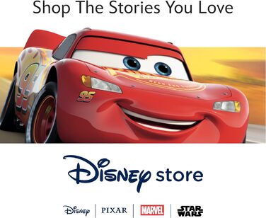 Машинка на дистанційному управлінні Lightning McQueen Pixar Cars, 15 см / 6, 2,4 ГГц, рухається в чотирьох напрямках, години задоволення від водіння, підходить для дітей віком від 3 років і старше