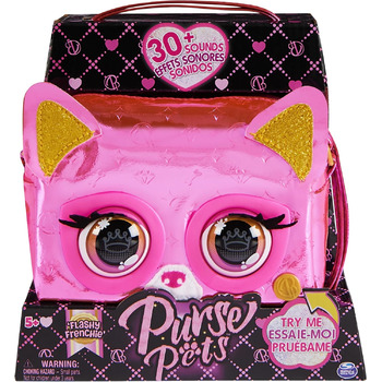 Сумка для тварин Purse Pets Metallic Magic - інтерактивна сумка з 30 звуками та реакціями, музикою та іграми, від 5 років, різні версії, попередній вибір неможливий