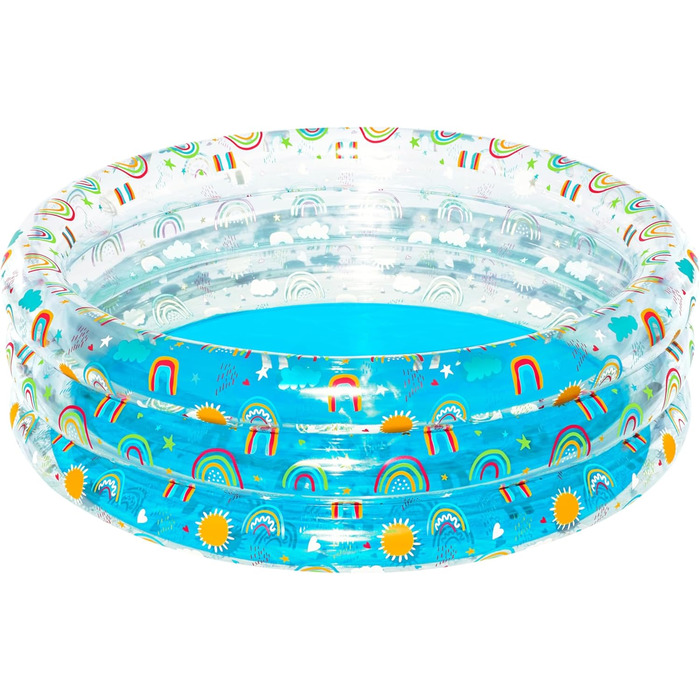 Дитячий басейн Bestway Rainbow Splash Ø 150 x 53 см