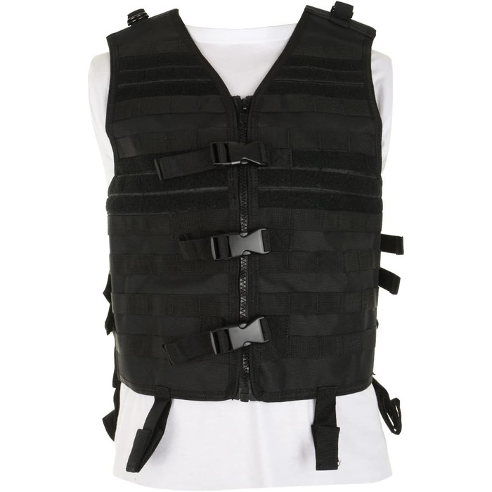 Жилет Mil-Tec унісекс Molle Carrier Vest один розмір чорний