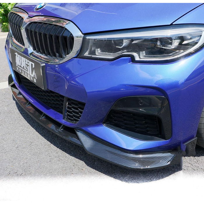 Передній губний спойлер Передній спойлер для BMW G20 G21 G28 3 Серія 2019 2020 2021 2022 Автомобільний передній бампер Розщеплювач штока Губний спойлер Обвіс Захисні аксесуари, 3 шт.