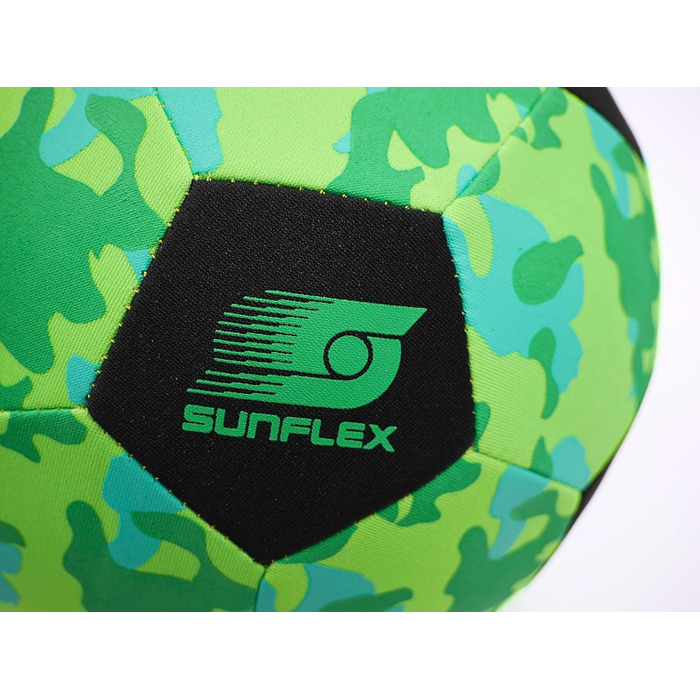 Неопреновий футбольний аксесуар Sunflex Camo Green пляжний футбол для гри босоніж м'який і міцний для пляжу, трави та води для будь-якого віку