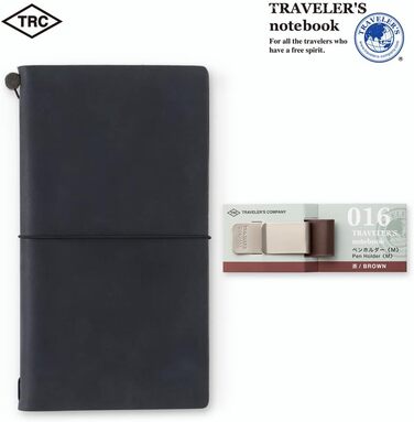 Тримач для ручок Midori Traveller's Notebook, коричневий 016 Braun