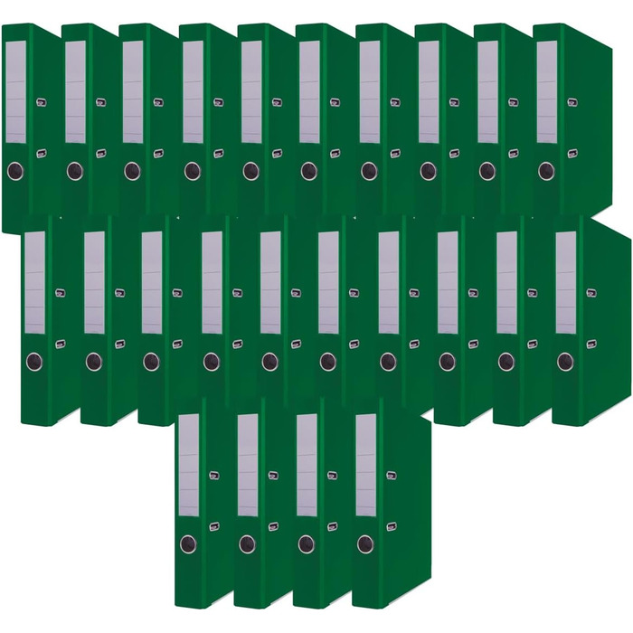 ПРОДУКЦІЯ OFFICER PRODUCTS Папка з 24 упаковок DIN A4/50 мм/папір Картон/пластикова обкладинка PP Папка з прорізом Офісна папка Картонна папка Папка з файлами Захист країв металу (A4/50 мм, зелений)
