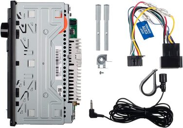 Автомобільна радіостанція 1DIN з RDS і DAB, USB, AUX вхід і TS-G1020F 2-смуговий автомобільний коаксіальний динамік (210 Вт) з комплектом антен з коаксіальним динаміком, 330DAB-AN