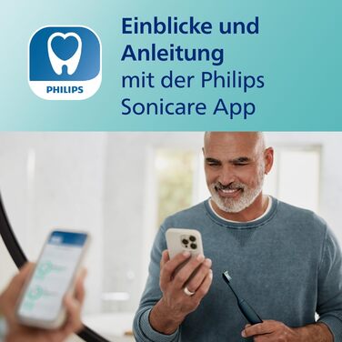 Електрична зубна щітка Philips Sonicare ExpertClean 7500, звукова зубна щітка з додатком, 4 режими чищення та 3 рівні інтенсивності, датчик тиску, дорожній кейс, чорний, модель HX9631/16 Black ука (1 упаковка)