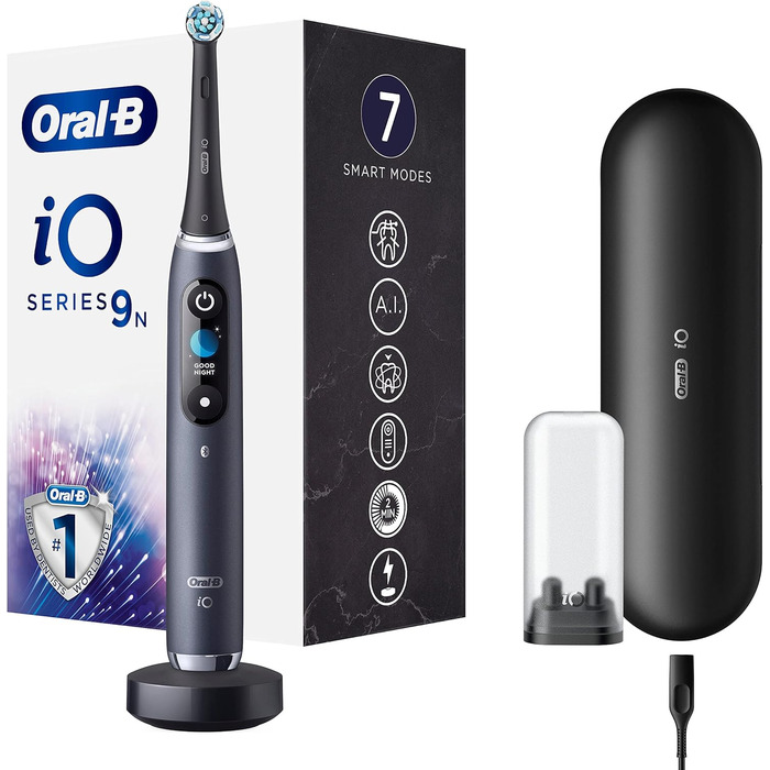 Електрична зубна щітка Oral-B Braun iO 9n, чорна