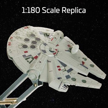 Настільна лампа Paladone Millennium Falcon Posable Star Wars, подарунок для будь-якого віку, сірий PP5056SW односпальне ліжко