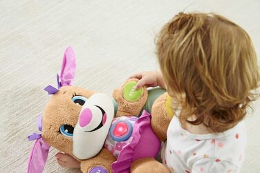 Іграшка будівельний транспортний засіб Fisher-Price - звуки та фрази, пропагує цифри, кольори та форми, з журавлем, версія англійська Італійська Португальська HWY65 (польська)