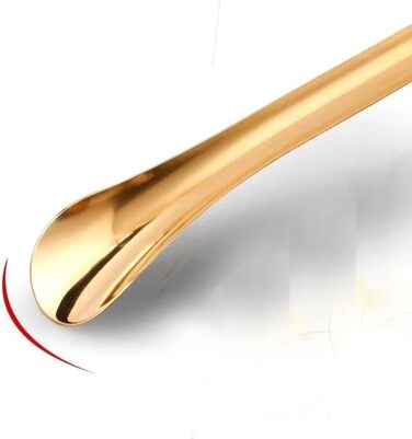 З ручкою, Shoehorn, 1 шт. Shoehorn Brass Shoehorn Spoon Lifter Tool 24/37/49 см Довгий ріжк для взуття Легкий для перенесення Shoehorn для чоловіків і жінок 37см