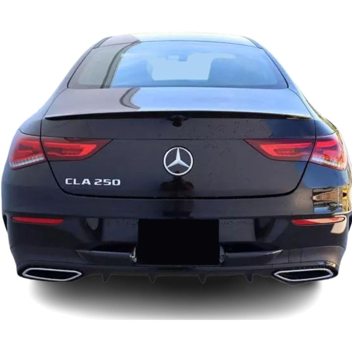 Задній спойлер Fly Design підходить для Mercedes CLA W118 C118 Gloss Black