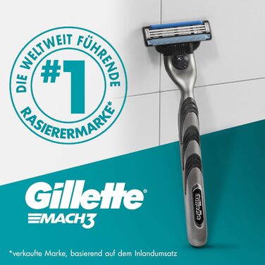 Леза для бритви Gillette Mach3, 25 змінних лез для мокрих бритв чоловічі з 3-кратним лезом 25 лез